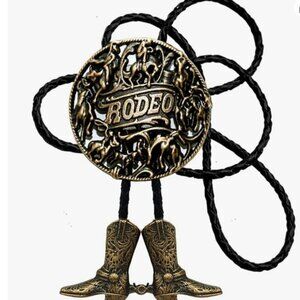 Copper Cowboy Rodeo Bolo Tie